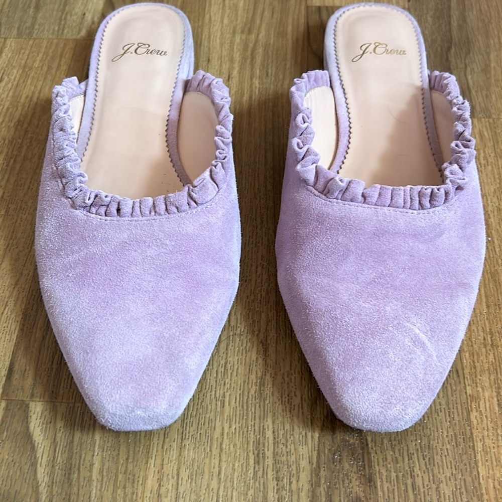 J Crew mules gently loved